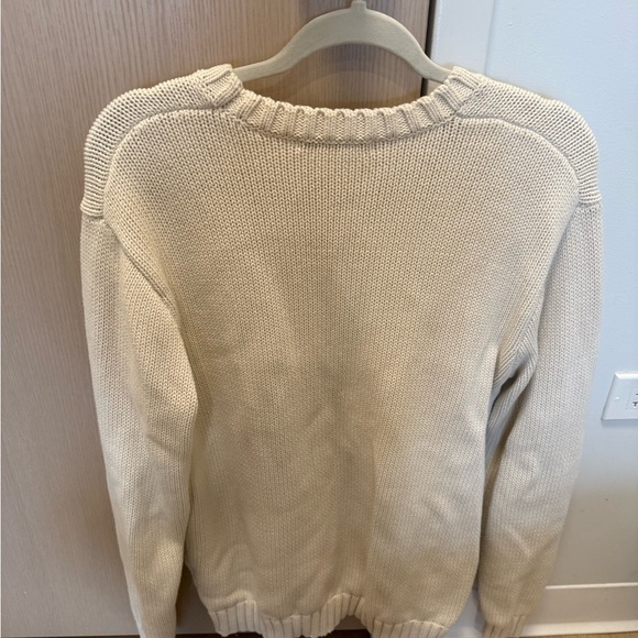 Brandy Melville Cream Sweater with American Flag - Picture 2 of 2